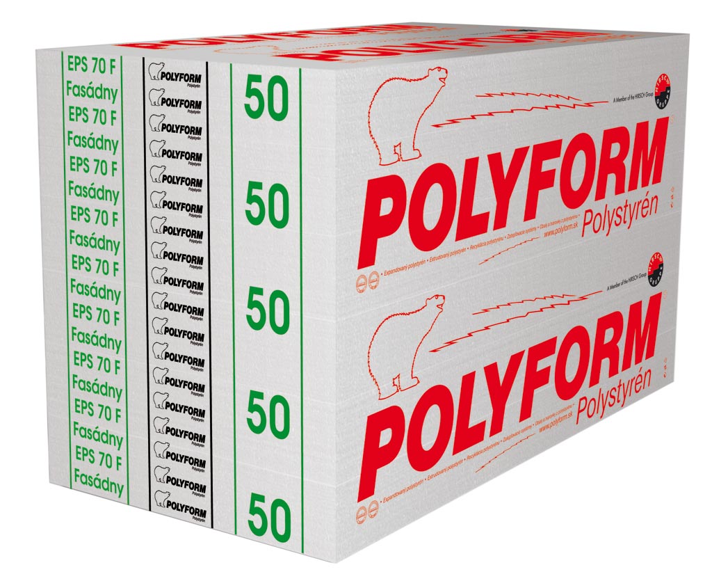 Polystyrén polyform stavebniny